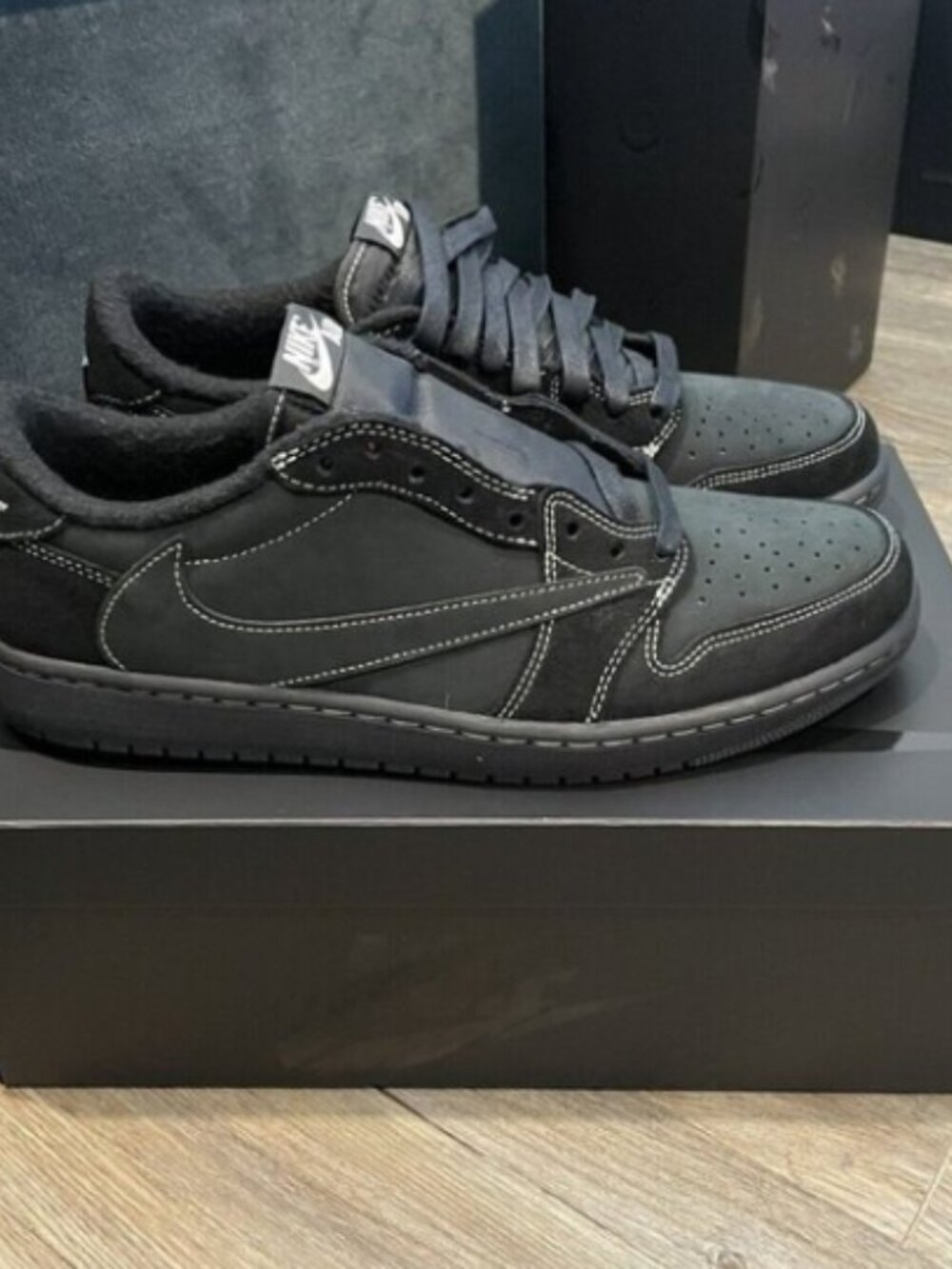 Air Jordan 1 Low OG SP Black Phantom